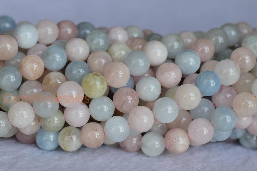 Morganite - Round- beads supplier