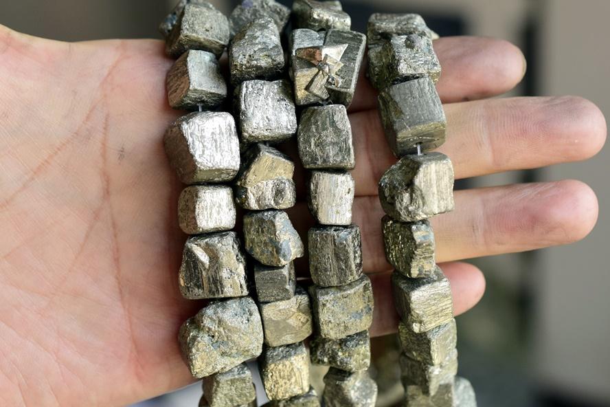 Pyrite - Nugget- beads supplier