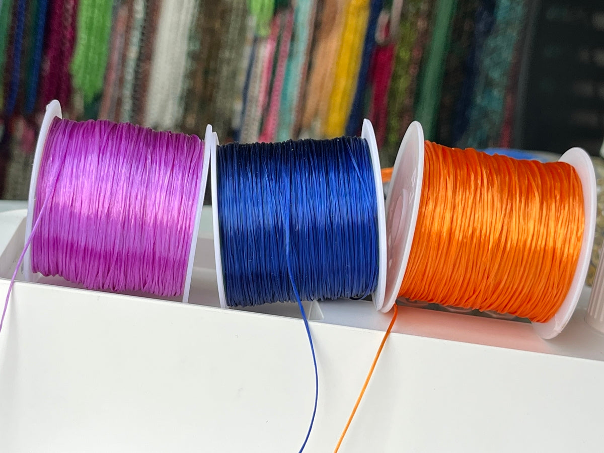 1 roll Colorful elastic thread for elastic beaded bracelets
