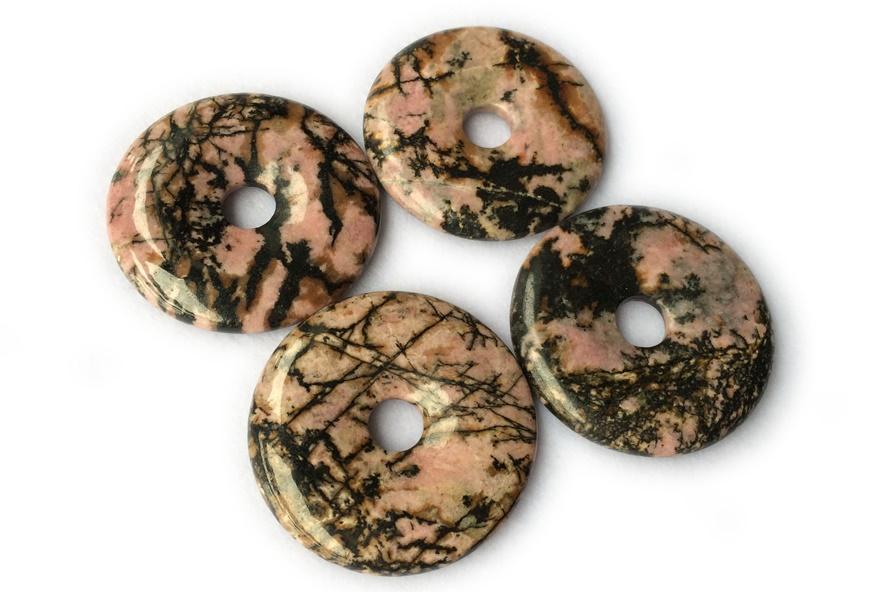 Rhodonite - Donut- beads supplier
