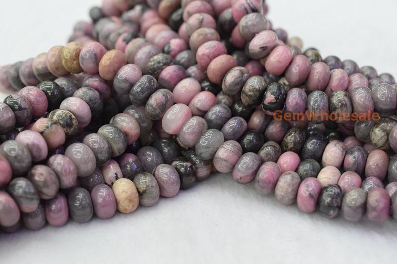 Rhodonite - Rondelle- beads supplier