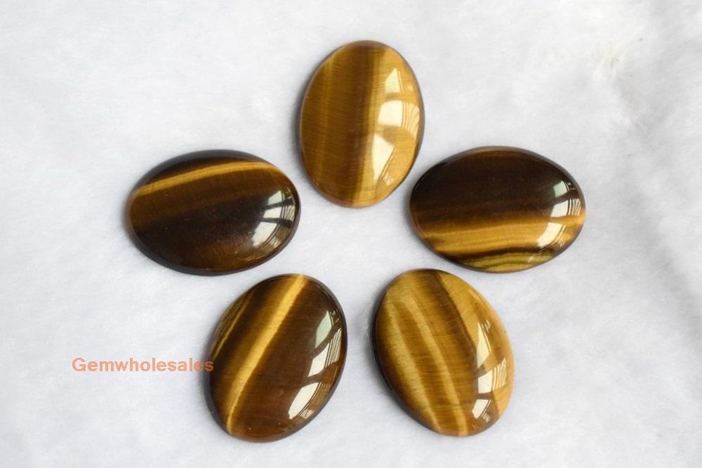 Yellow tiger eye - Cabochon- beads supplier