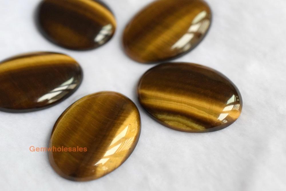 Yellow tiger eye - Cabochon- beads supplier