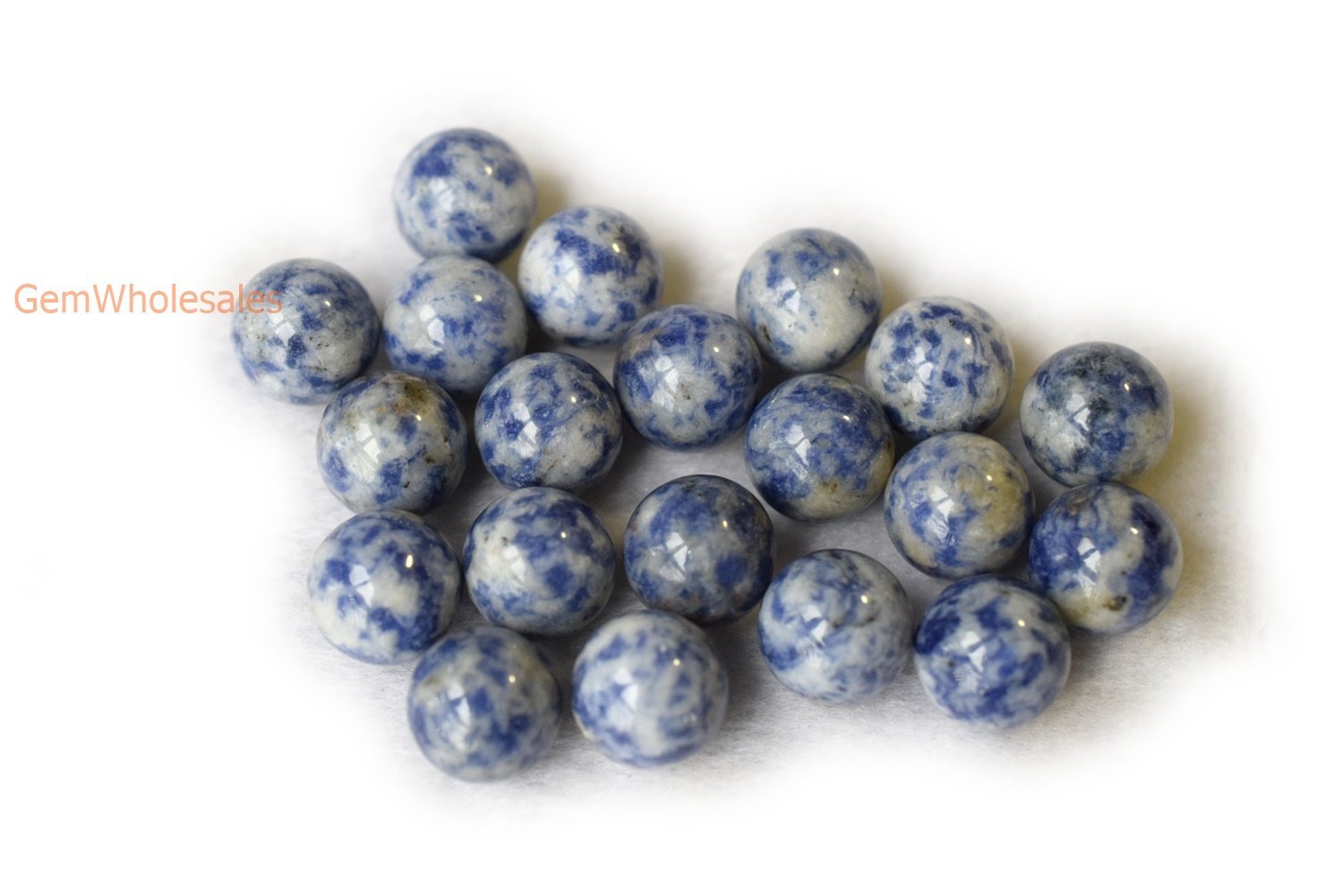 blue spot stone - Round- beads supplier