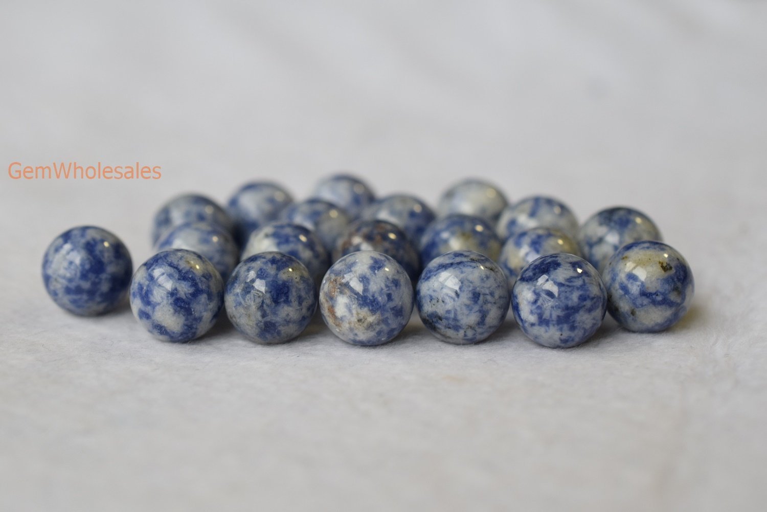 blue spot stone - Round- beads supplier
