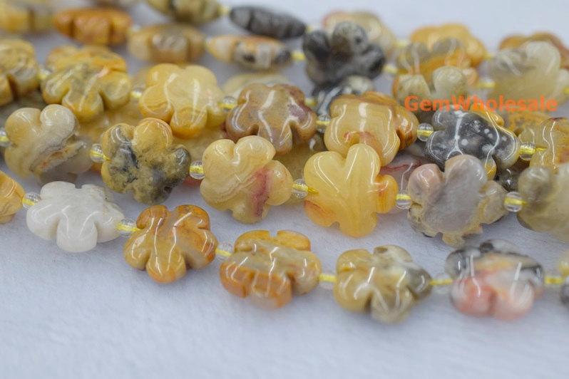 crazy Agate - flower- beads supplier