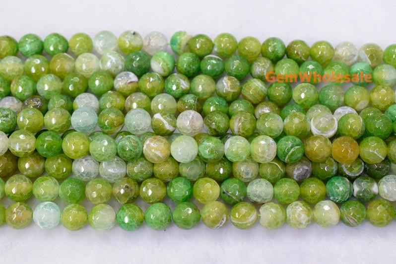 fire Agate - Round- beads supplier