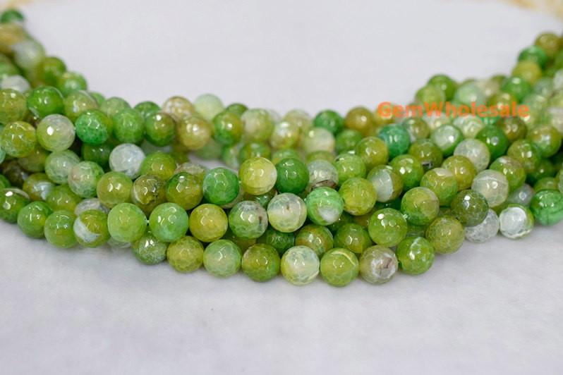 fire Agate - Round- beads supplier