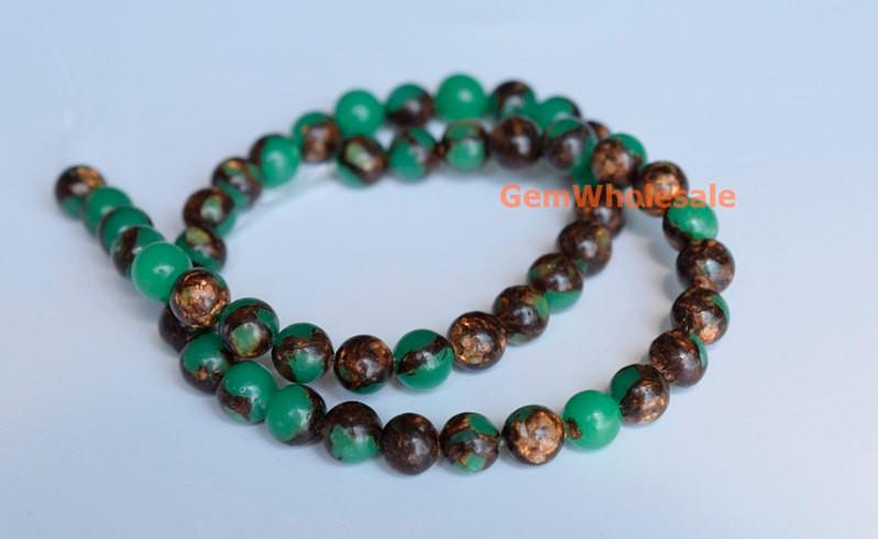 Sediment,impression jasper,emperor jasper - Round- beads supplier