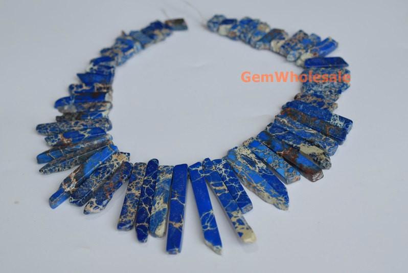 Sediment,impression jasper,emperor jasper,Aqua terra jasper - Graduated- beads supplier