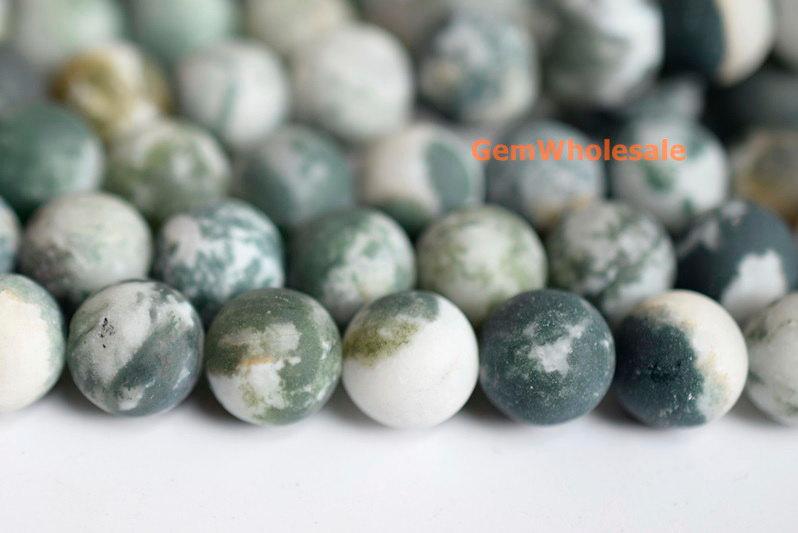 tree Agate - Round- beads supplier