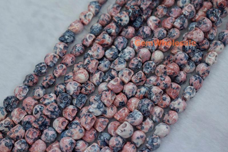 Rain flower stone - Skull- beads supplier