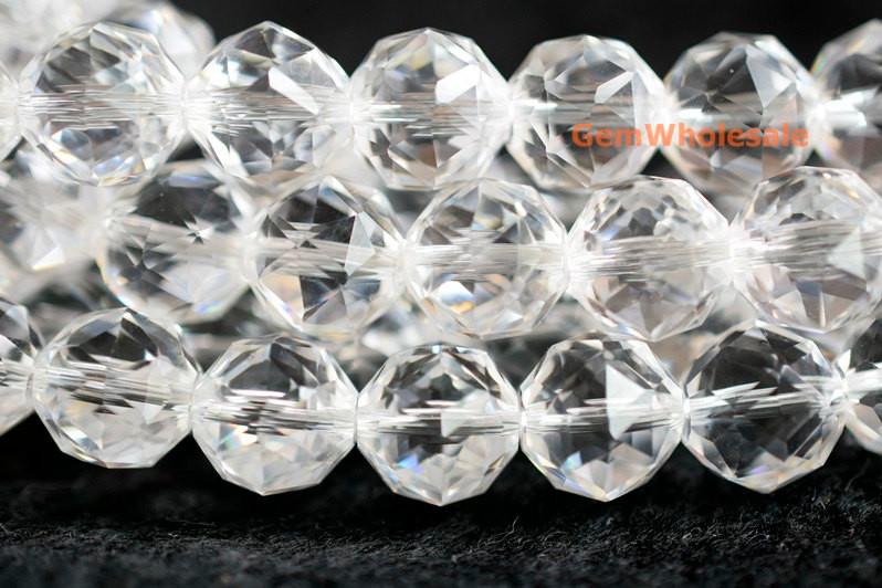 Glass - Round faceted- beads supplier