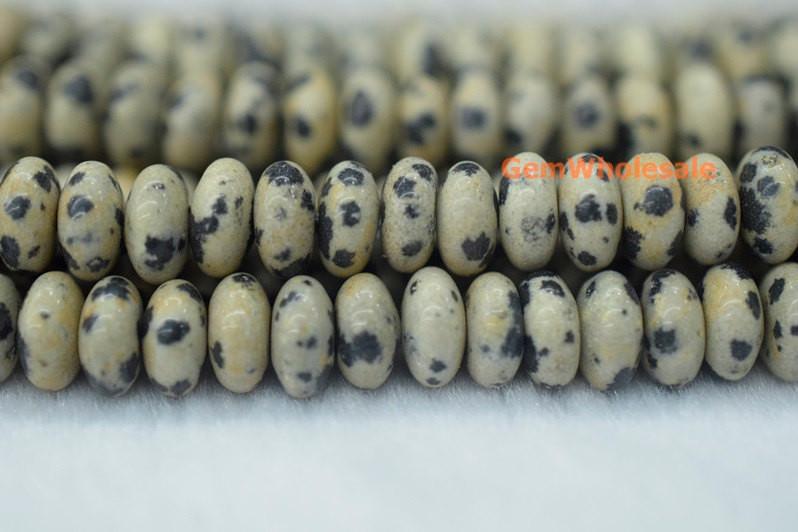 Dalmation jasper - Rondelle- beads supplier