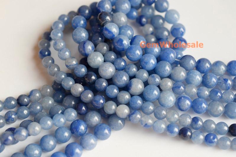 Blue aventurine - Round- beads supplier