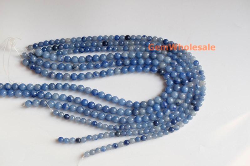 Blue aventurine - Round- beads supplier