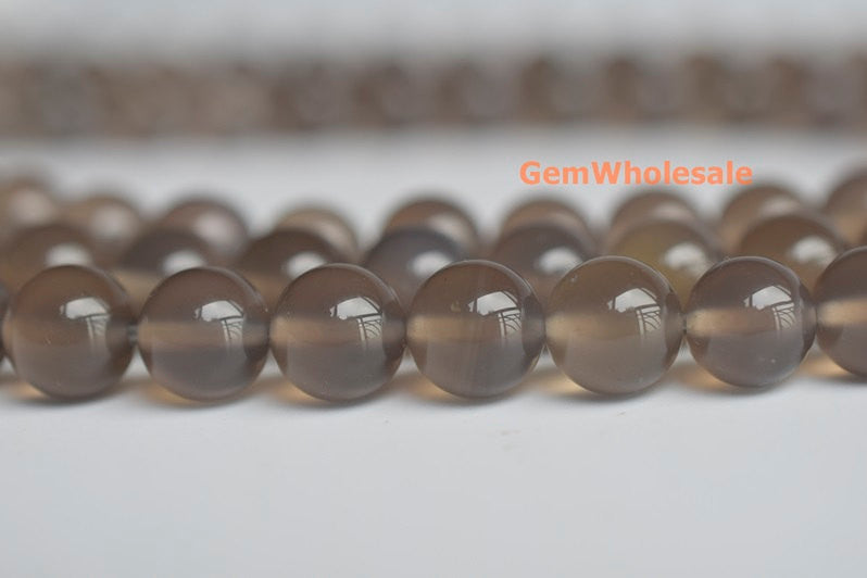 Grey agate - Round- beads supplier