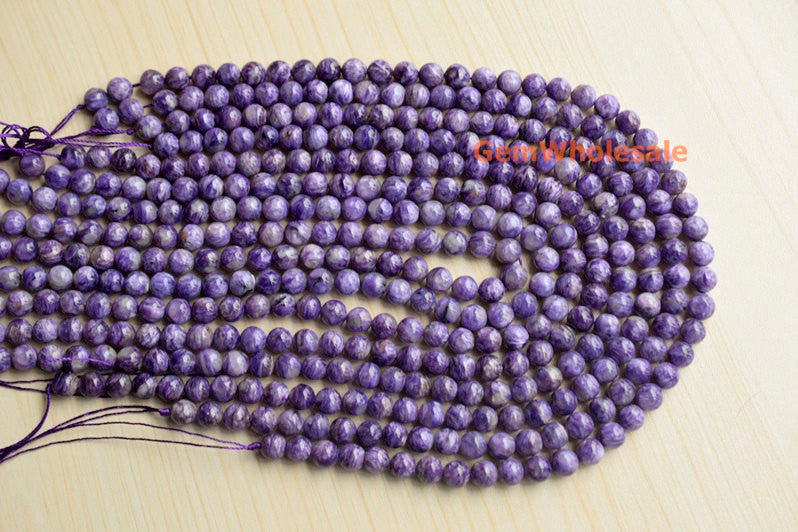 Charoite - Round- beads supplier