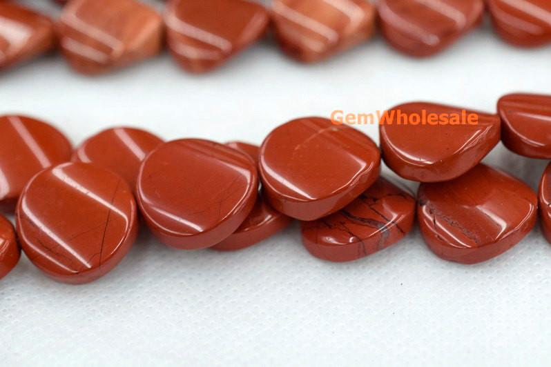 Red jasper - Coin- beads supplier