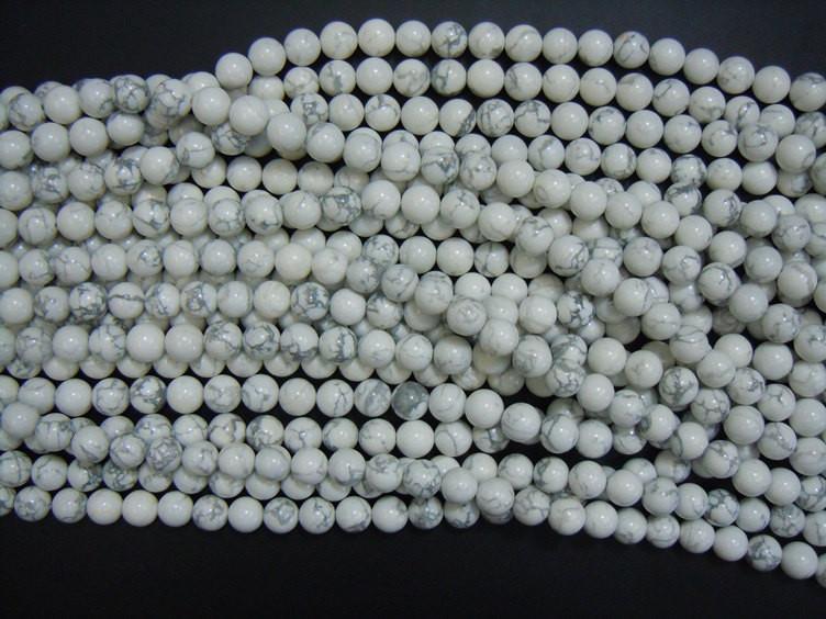 Howlite - Round- beads supplier