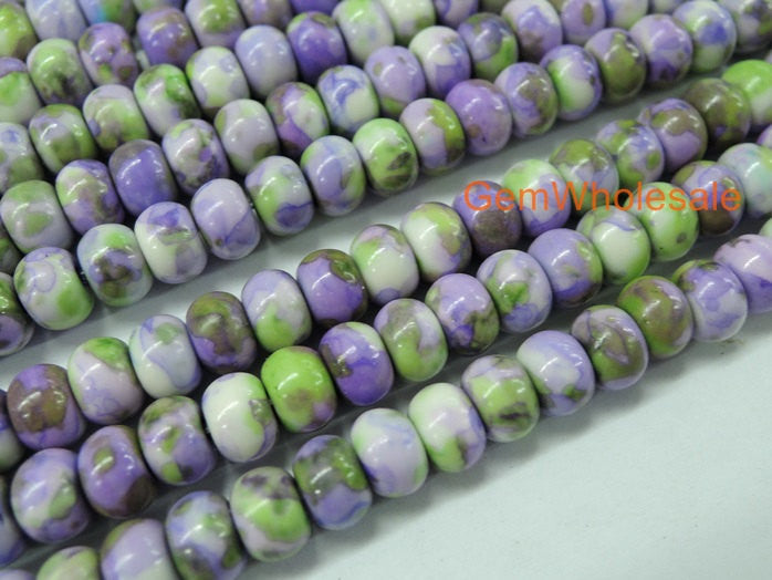 Rain flower stone - Rondelle- beads supplier