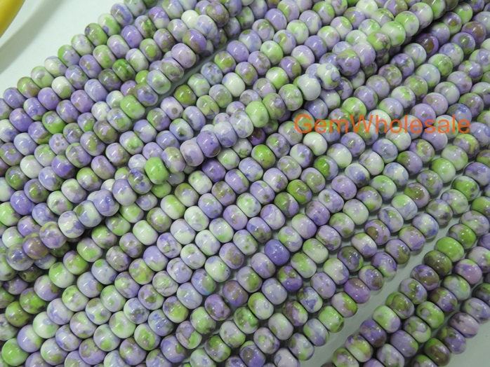 Rain flower stone - Rondelle- beads supplier