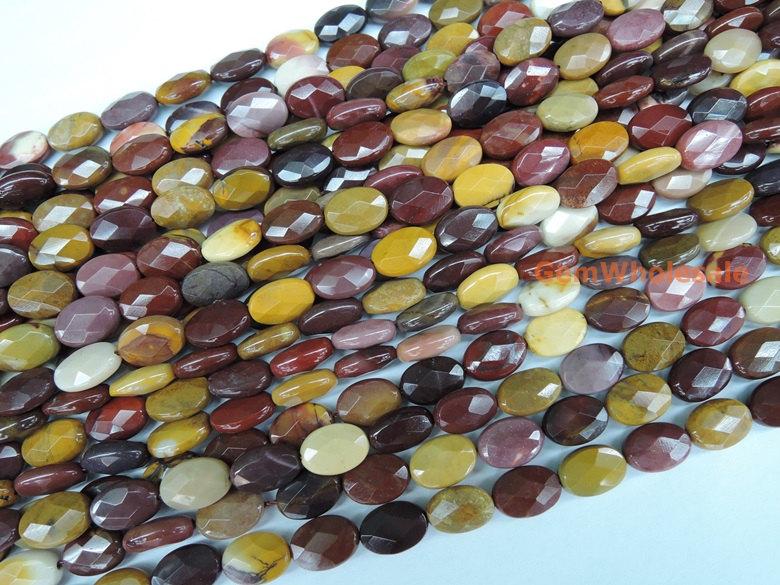 Moukaite,Mookaite - Oval- beads supplier
