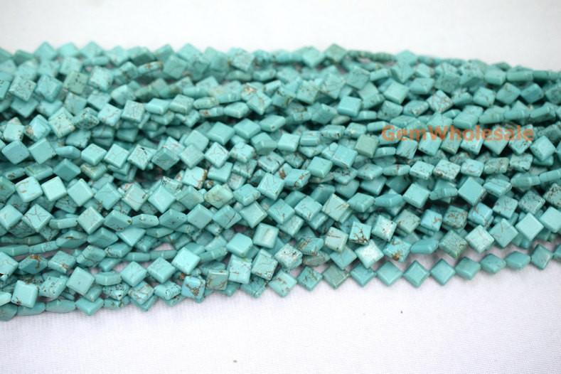Howlite - Diamond- beads supplier