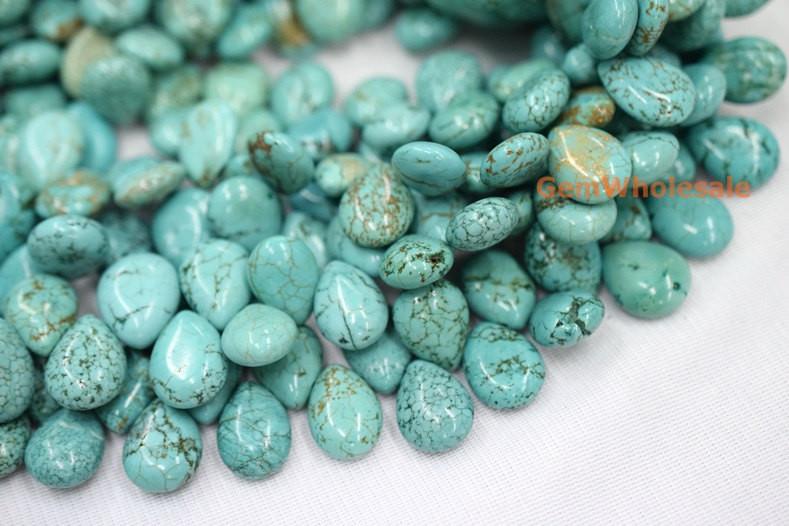 Howlite - Teardrop- beads supplier