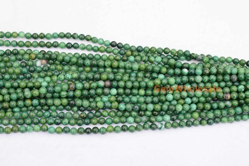 African green jasper - Round- beads supplier