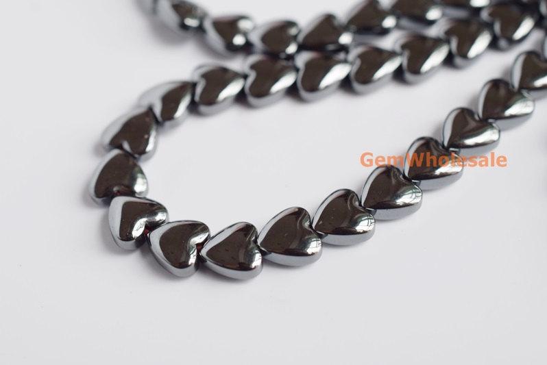 Hematite - Heart- beads supplier