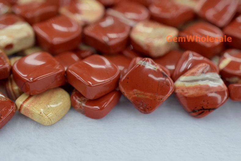 Red jasper - Diamond- beads supplier