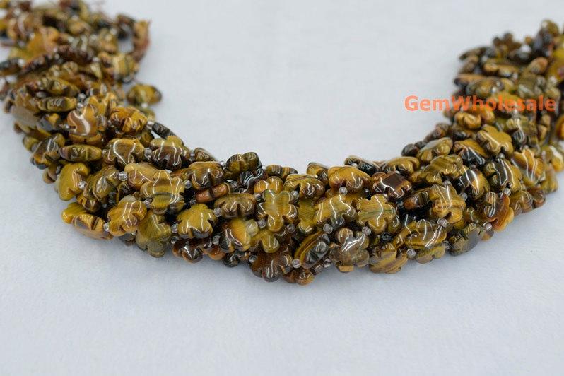 Tiger eye - Flower- beads supplier