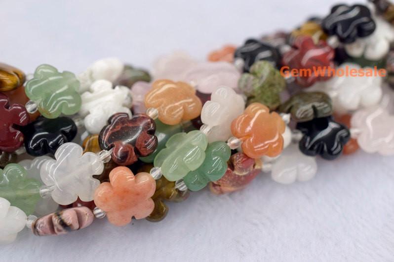 Multi stone - Flower- beads supplier