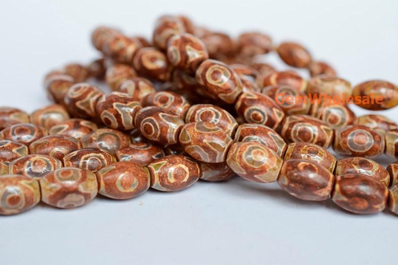 DZI Agate - Barrel- beads supplier