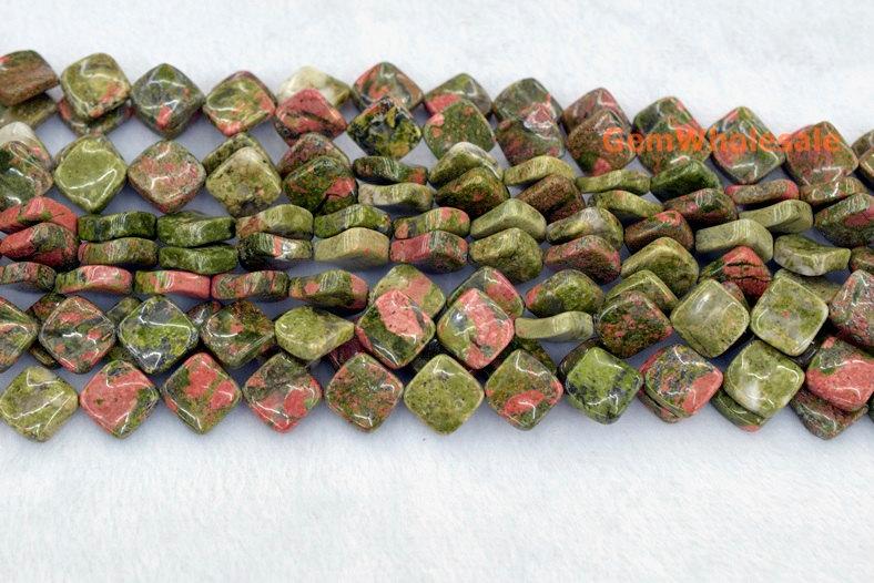 Unakite - Diamond- beads supplier
